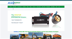 Desktop Screenshot of air2nitrous.com